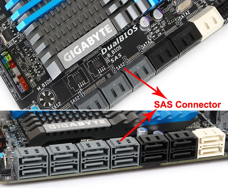 Бесплатная доставка 50 см Mini SAS 29P SFF-8482 к SATA 3 0 7P HDD кабель для передачи данных + 15