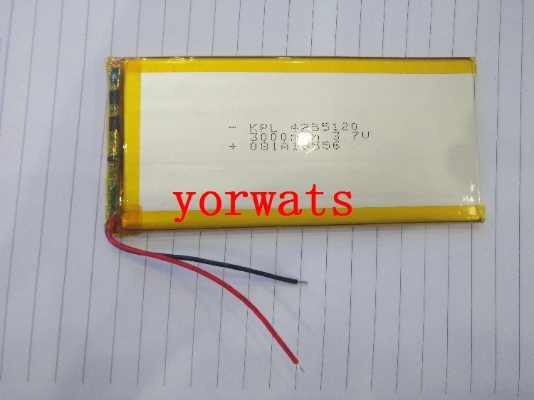 

New Hot A Rechargeable Li-ion Cell 3.7V polymer lithium battery 4255120 3000mAh direct sale