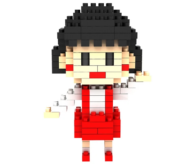 Оптовая LOZ Блоки Chibi Maruko Чан Серии Сборки Образовательные Игрушки Небольшие
