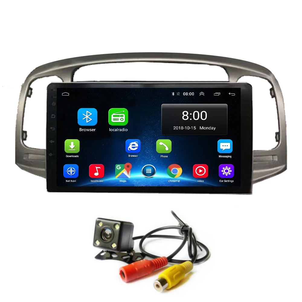 Автомобильный радиоприемник стерео gps для hyundai Accent 2006 2011 мультимедийный Аудио Видео плеер головное