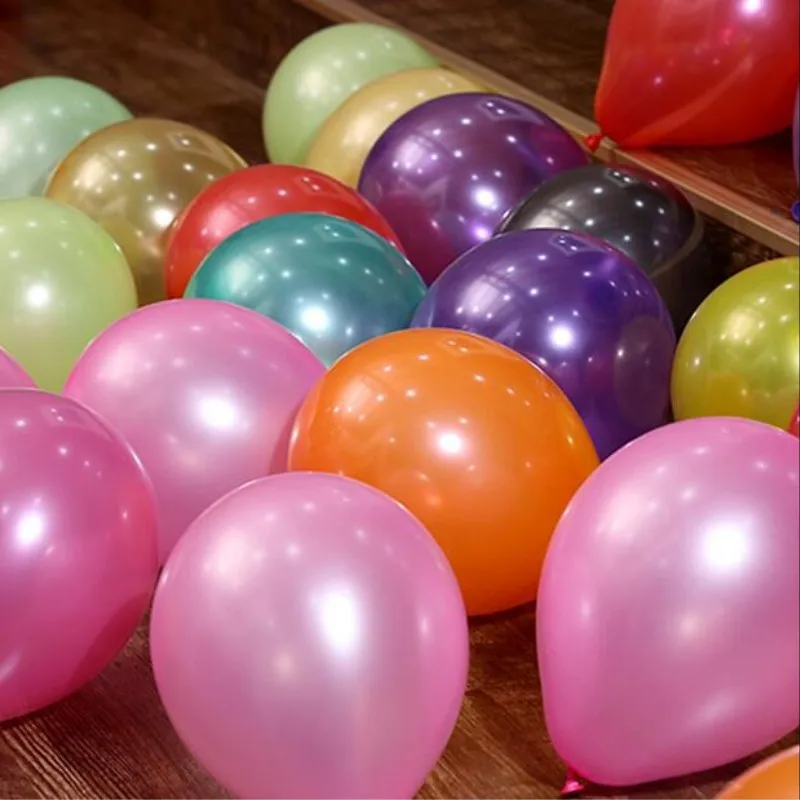 

Latex Balloons 100pcs10 Inch Pearl Colored Ballon Wedding Decoration Birthday Party Helium Gas Ball Kids gift