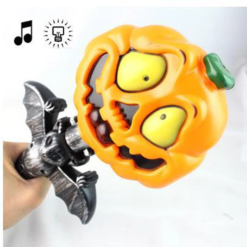 1 шт./лот Хэллоуин детские игрушки тыквенная палочка светодиодный ночник с