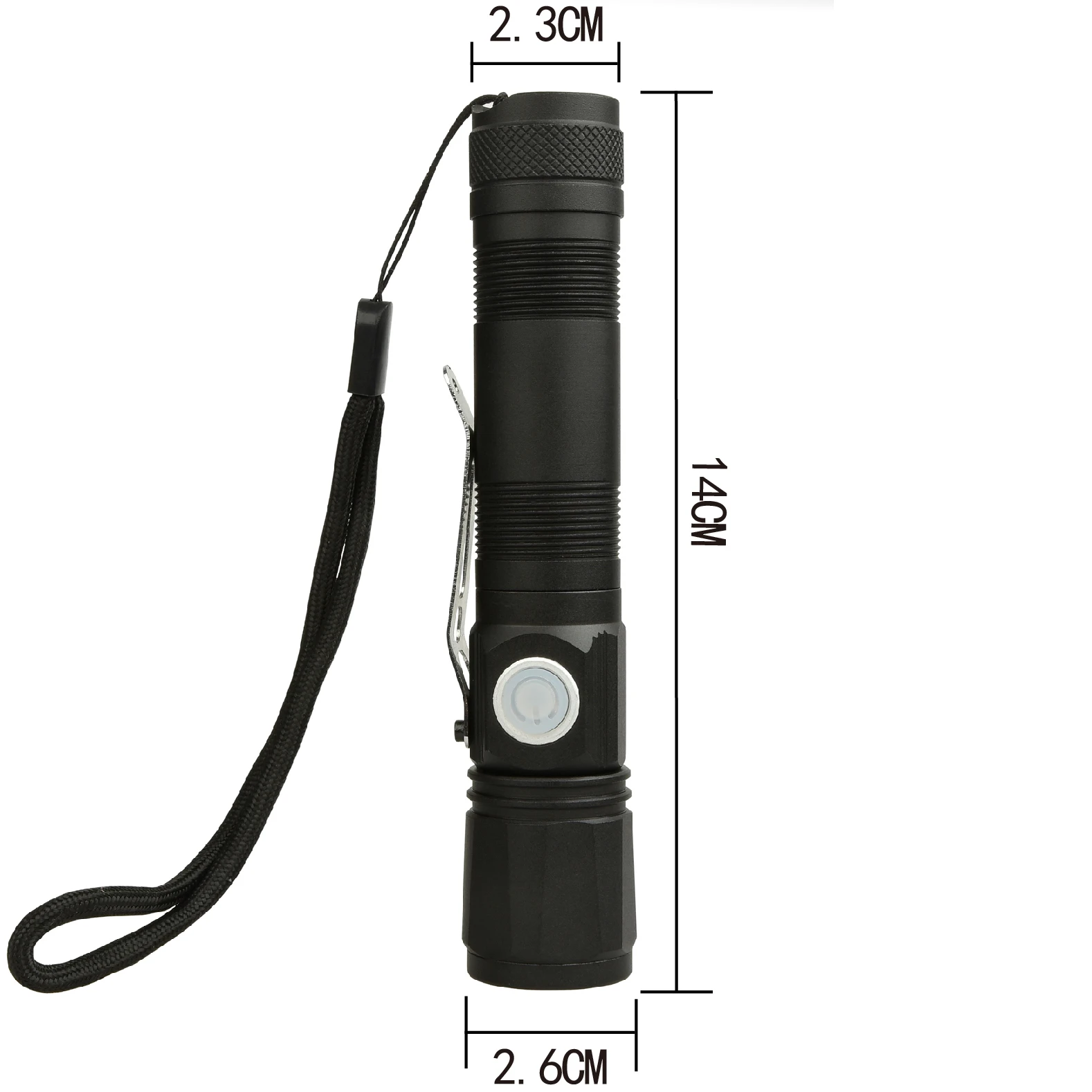 Litwod Z201509 микро USB Перезаряжаемый светодиодный фонарик 4000 люмен XML T6