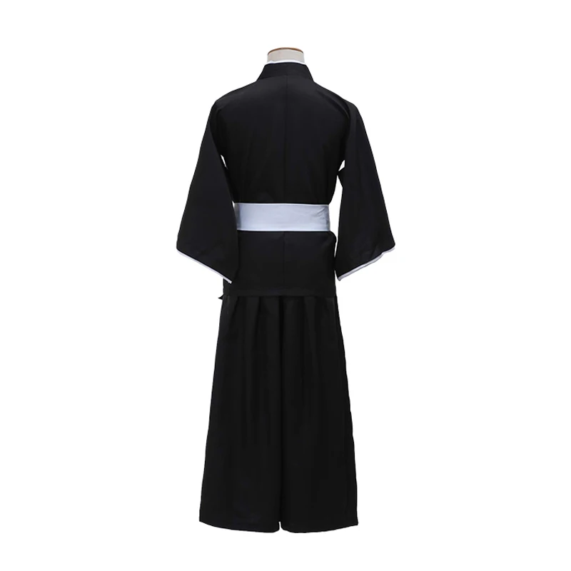 Аниме Bleach косплей Kuchiki Rukia Gotei 13 тринадцатый дивизион капитан Soul Reaper костюм черное