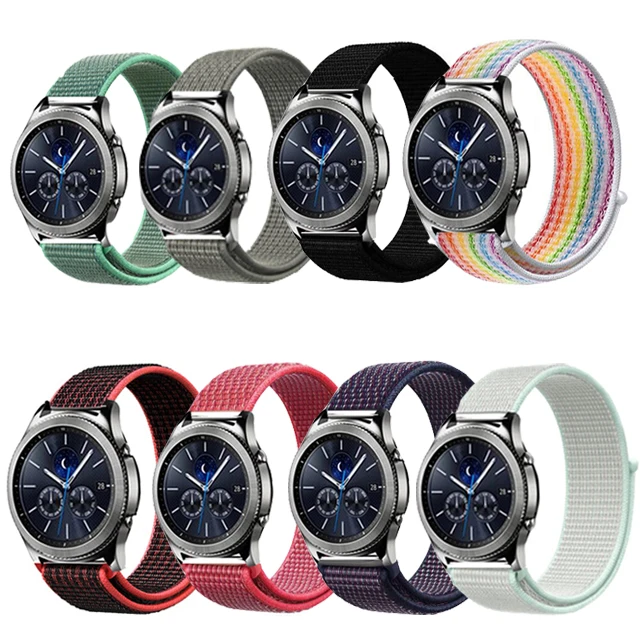 22 мм 20 ремешок для Samsung Gear S3 s2 sport Frontier Classic galaxy watch active 42 46 huami amazfit bip huawei gt 2 | Наручные