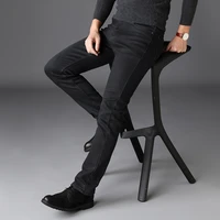 leisure jeans brand clothing mens slim fashion jeans high quality male elastic gray skinny