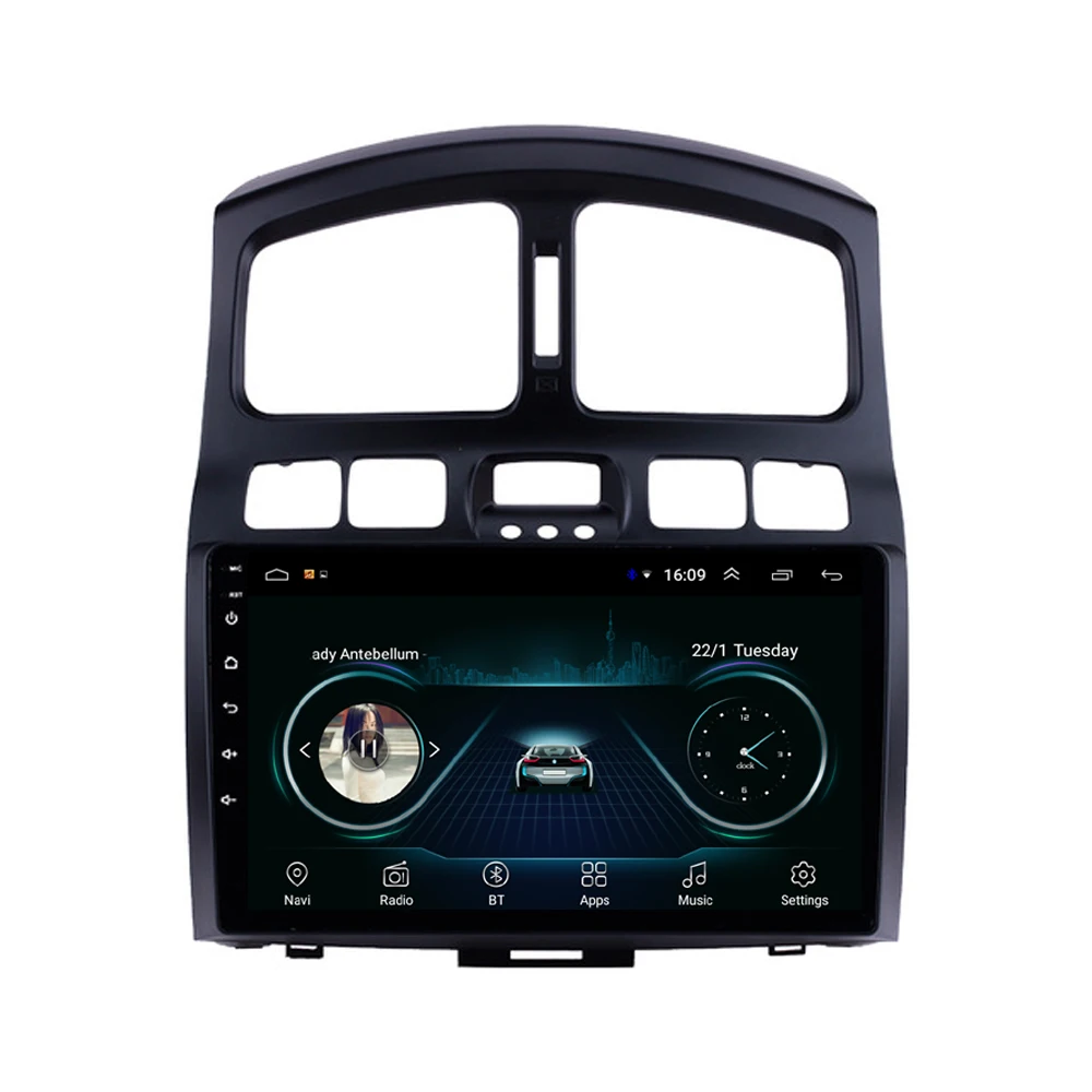 Car radio with GPS built-in Wifi free map front camera lossless music player for Hyundai classic 2005-2015 9inch Android 8.1 | Автомобили