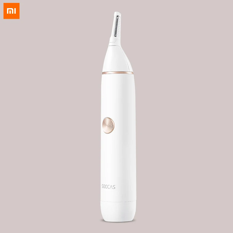 Xiaomi Mijia Soocas триммер для волос в носу бритье 2 Вт IPX5 только волосы в носу не повреждают кожу N1 белый Xiaomi Youpin Mijia Soocas