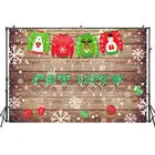 Уродливые рождественскые свитеры вечерние фон для фотосъемки с изображением снежинки Рождество фон для фотосъемки с изображением деревянной стены для детский плакат фото студия Photo Booth W-1997