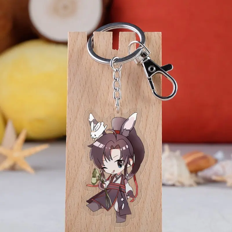 3656 Аниме Mo Dao Zu Shi брелок модный мультфильм Grandmaster of Demonic Lan Wangji Wei Wuxian автомобильный брелок Подвеска ювелирные изделия - Цвет: 3656