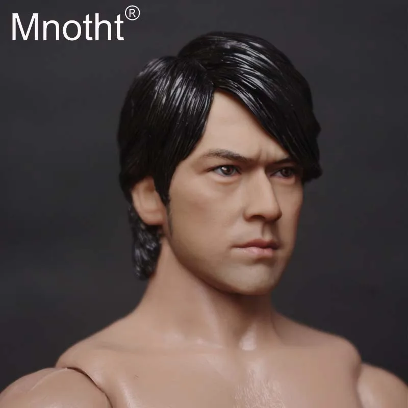 

1/6 Male Head Sculpt1:6 Scale Takeshi Kaneshiro Long Hair version Head Carved Model Toys Fit 12" Action Figure Body Hobbies Toy