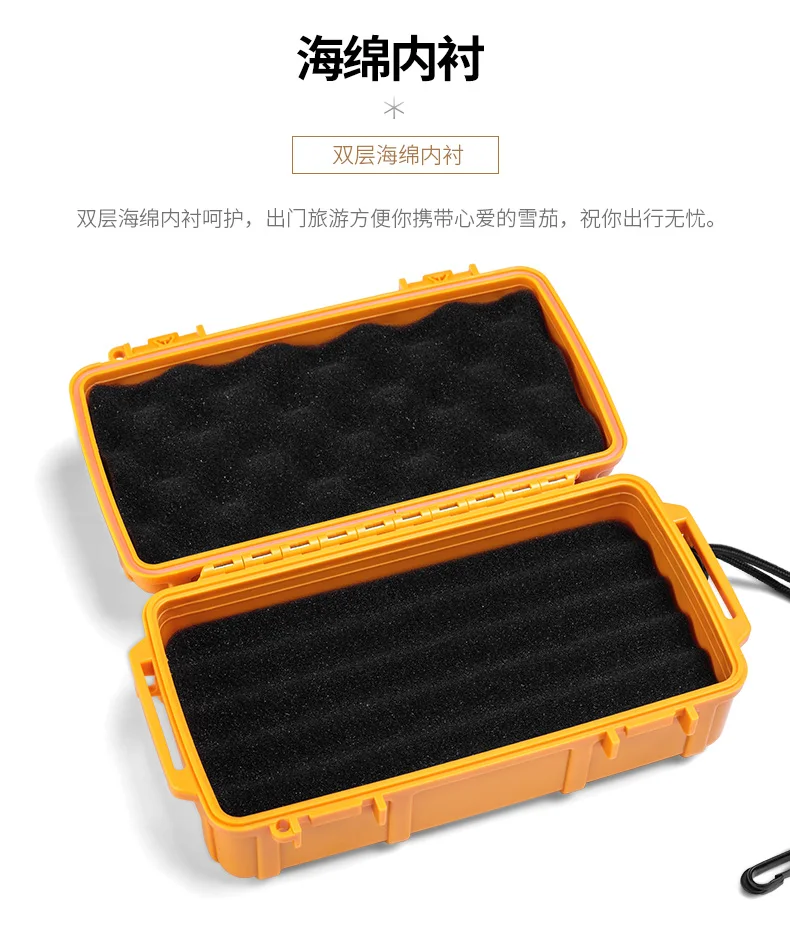 CIGARLOONG, новинка, COHIBA, желтая сигарная коробка, увлажняющая, портативная, водонепроницаемая, скромно, сигарный набор, для сигар, хьюмидор, чехол CLA-0082