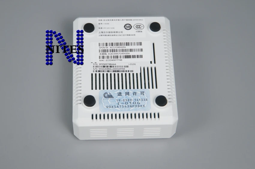 5 шт./партия I-010G GPON ONU Alcatel Lucent Bell оптический сетевой терминал FTTH ONT с 1 GE Ethernet портом