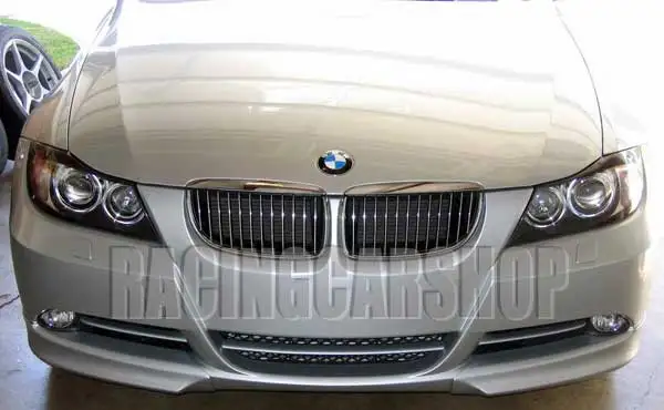 Окрашенные Передние Губы разветвитель подбородок Спойлер 1 пара для BMW OEM Тип E90