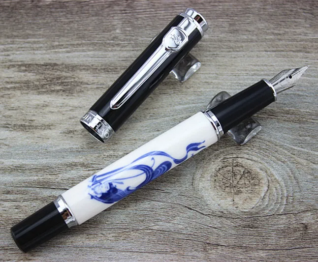 Высокое качество подарочный набор ручка Jinhao 8802 Высокое качество 0,5 мм чернильная ручка NIB офисная ручка, ручка для luxurymetal перьевая ручка