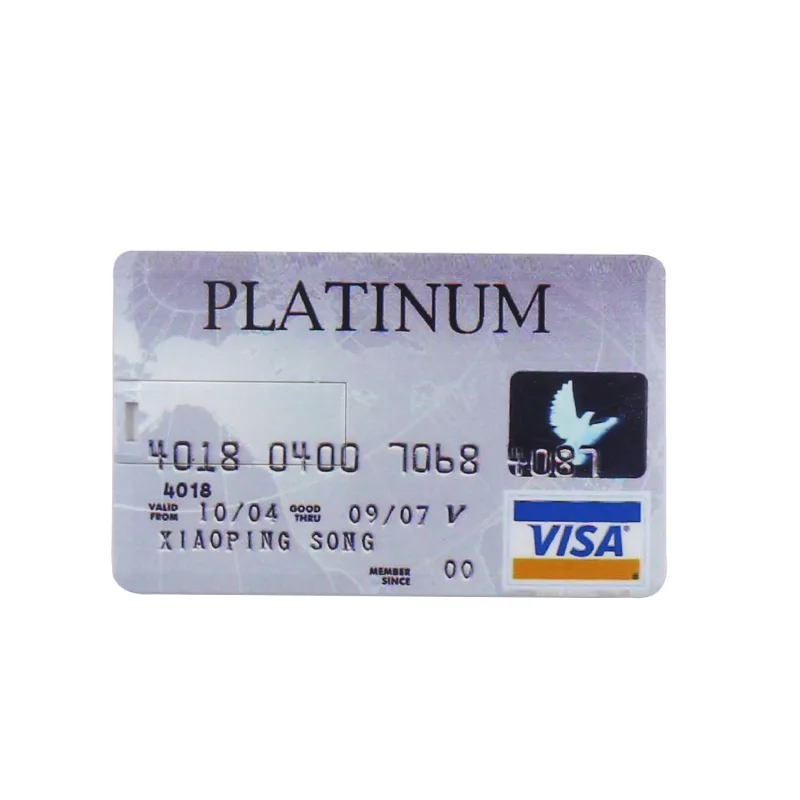 M7 PLATINUM Реальная емкость, банковская карта, USB флеш-накопитель, флеш-накопитель, 32 ГБ, 64 ГБ, USB карта памяти, 4 ГБ, 8 ГБ, HSBC, MasterCard, кредитные карты, 16 ГБ, флеш-накопитель - Цвет: M7 PLATINUM