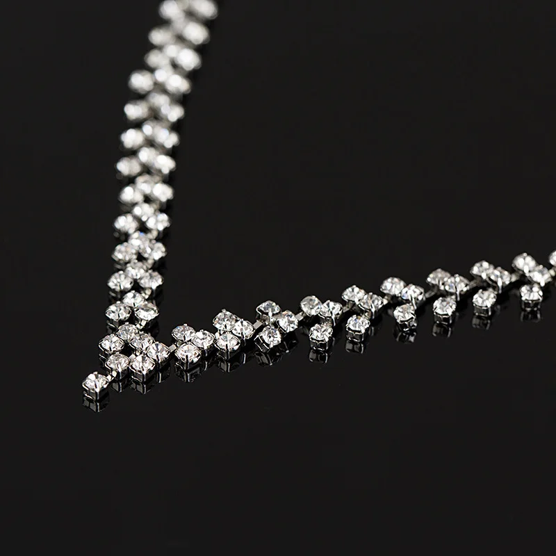 YFJEWE Заводская цена новое благородное хрустальное ожерелье подвеска Стразы