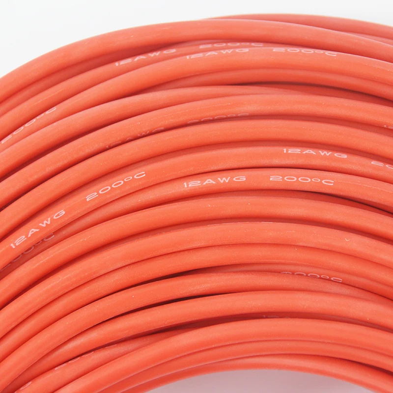 1 м Кремния Провода 8AWG 10AWG Жаростойкий Мягкие Силиконовые Силикагель кабель в
