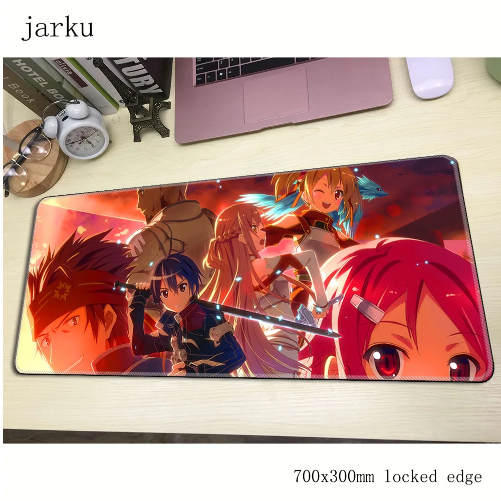 Компьютерный коврик для мыши sмеч Art Online геймерский 700x300x2 мм большой sao