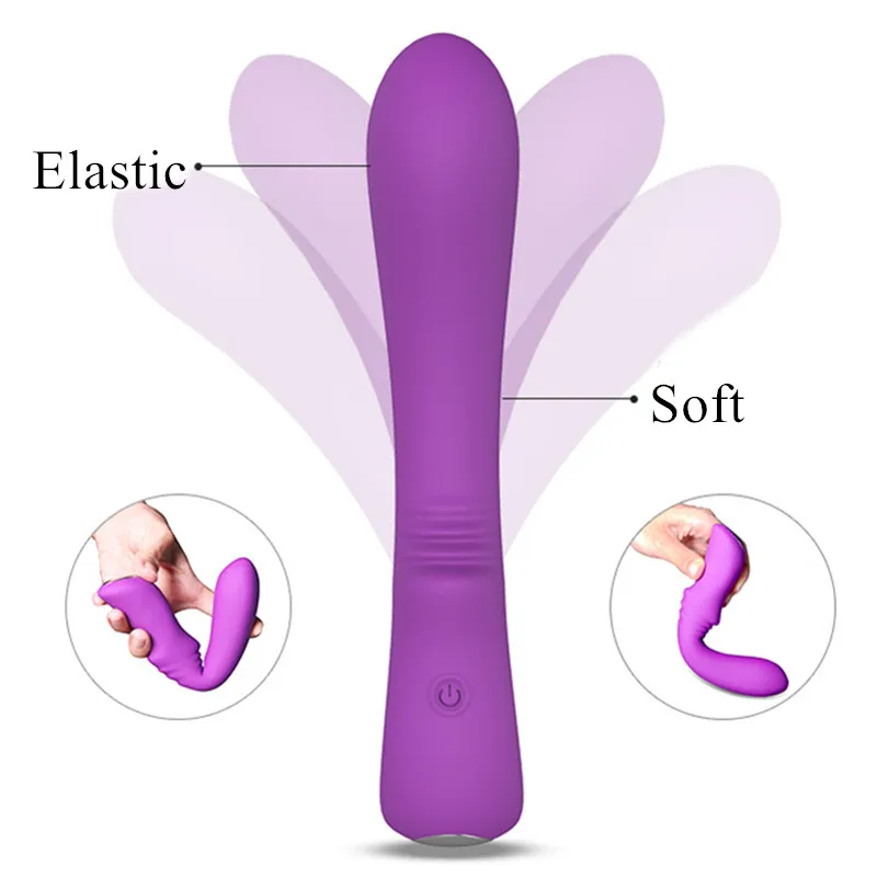 Мощный электрический силиконовый массажер вибраторы точки G Маленькая женская