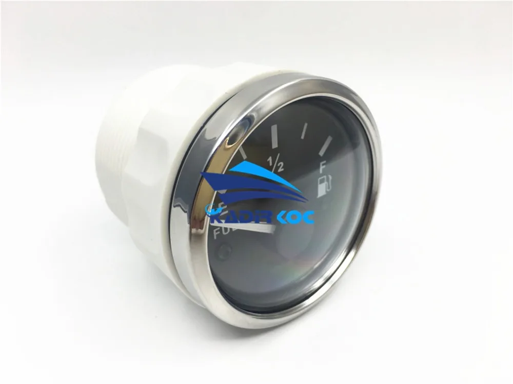 Упаковка из 1 52 мм Морской Указатель уровня топлива 0-190ohm/240-33ohm входной сигнал датчик уровня топлива с красной или Желтой подсветкой
