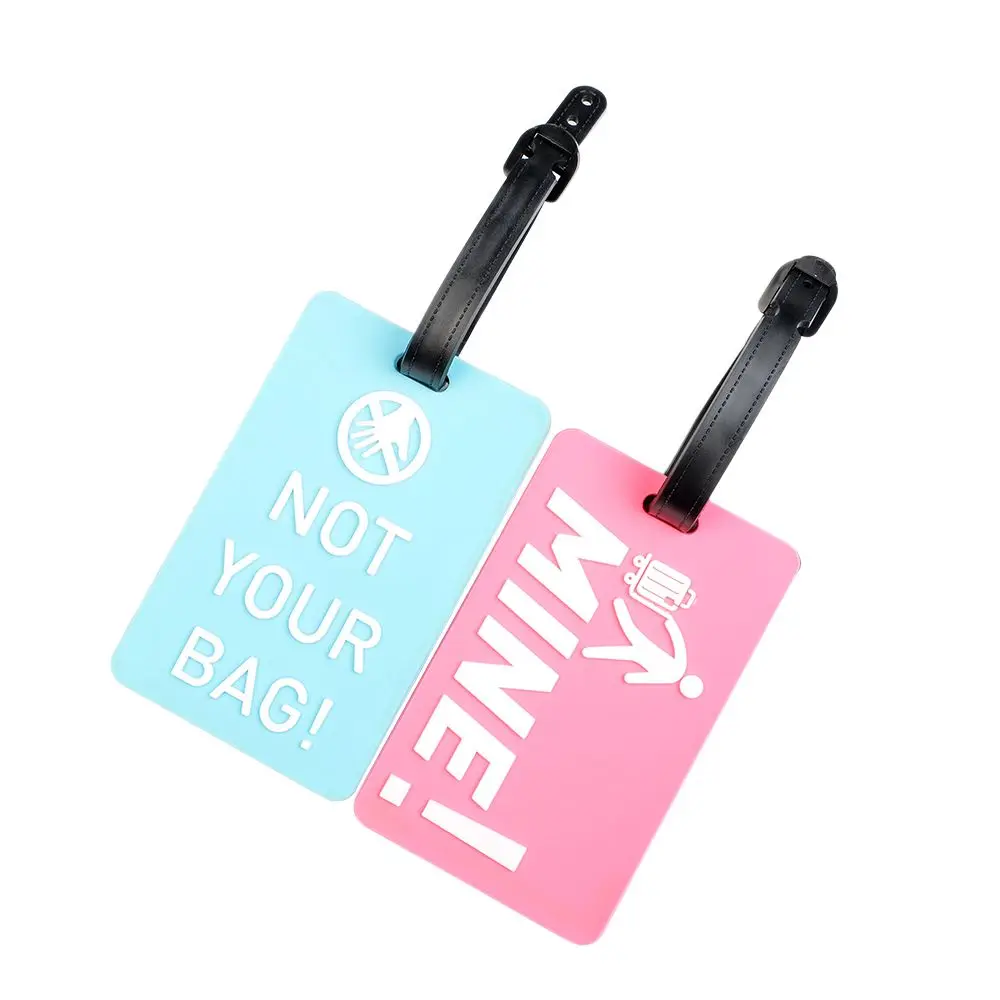 Новый чемодан багажные бирки идентификатор этикетка ID адрес держатель Защита