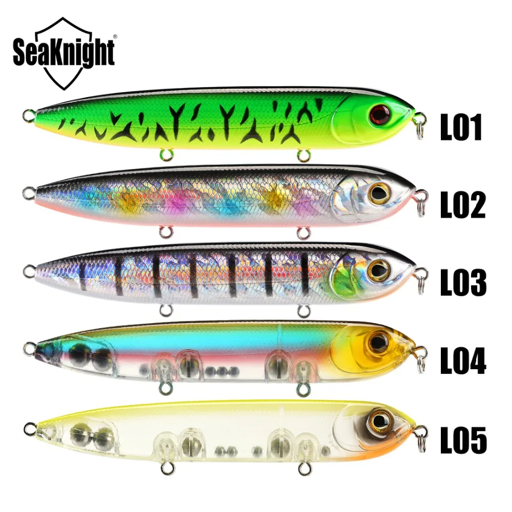 SeaKnight SK026 5 шт. приманка для рыбалки карандаш 26 г 128 мм плавающая твердая 3D глаза 3