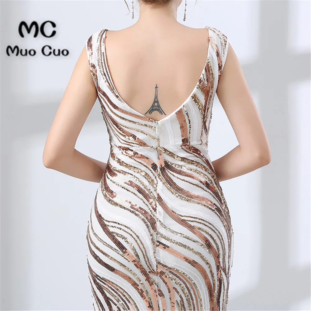 Luxuries 2018 Mermaid Prom dresses Long with Crystals Special Occasion Dresses sleeveless Formal Beaded Dress | Свадьбы и торжества