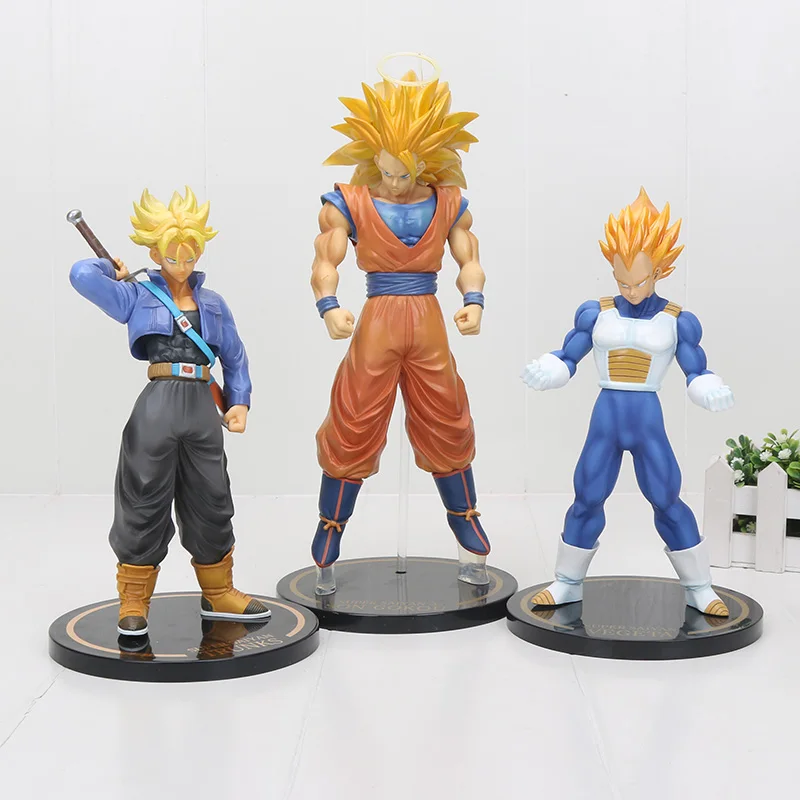 Фигурка dragon ball Супер Saiyan 3 Сон Гоку шорты «Вегета» dragon ball Z gokou ПВХ фигурка игрушки 21-28 см