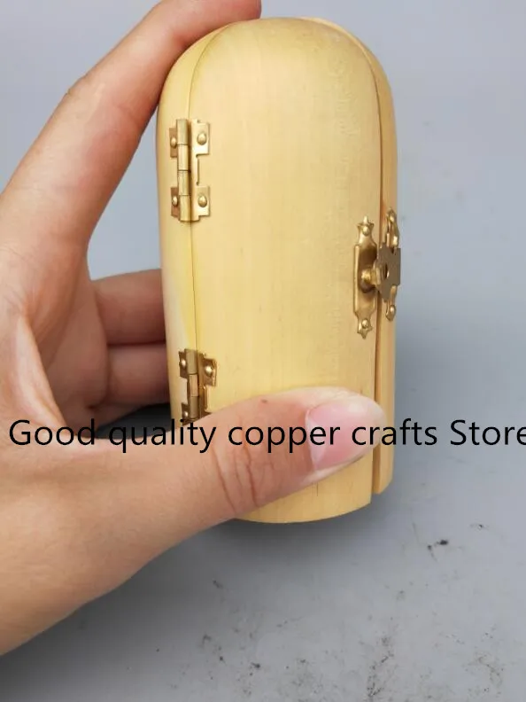 

China handwork wood carving Taoism Founder statue