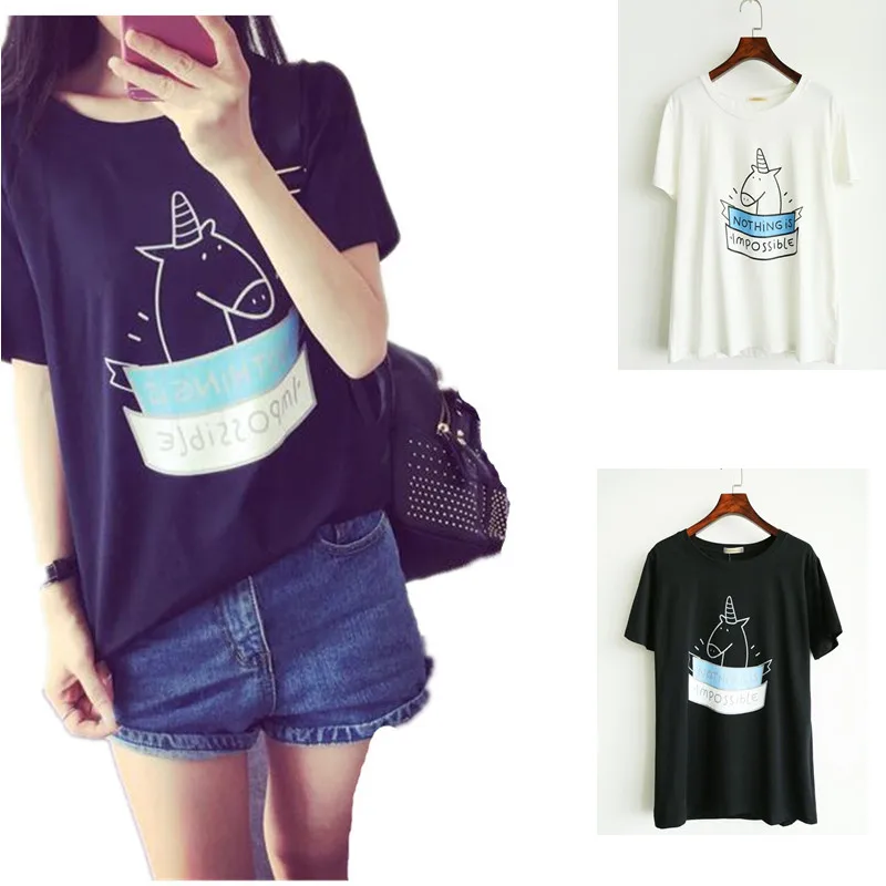Новинка 2017 года летняя одежда в японском стиле Харадзюку футболка с коротким