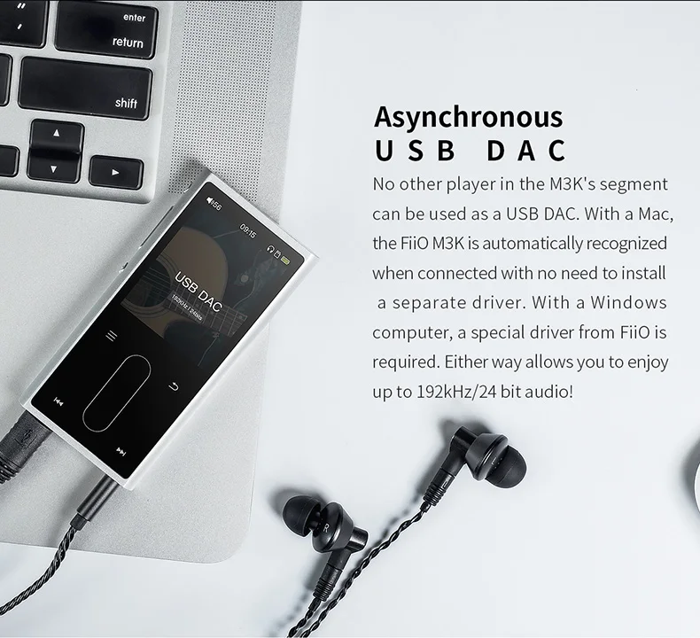 Металлический Чехол FiiO M3K, спортивный аудио мини ЖК-экран, HiFi Mp3 плеер, музыкальный аудио Mp 3 с голосовым перекодировщиком для студентов, детей