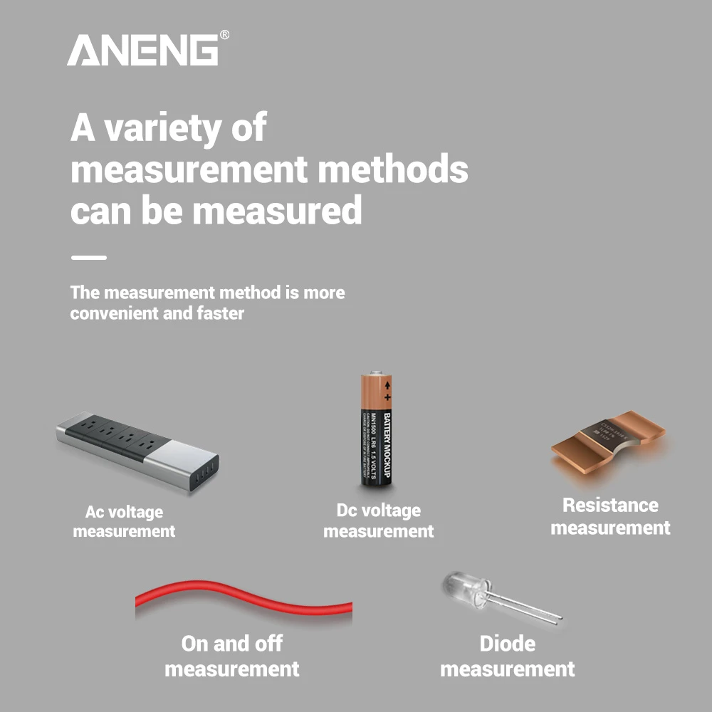 ANENG AN8004 LCD digital multimeter profesional capacitor tester esr meter richmeters inductance meter tester be true