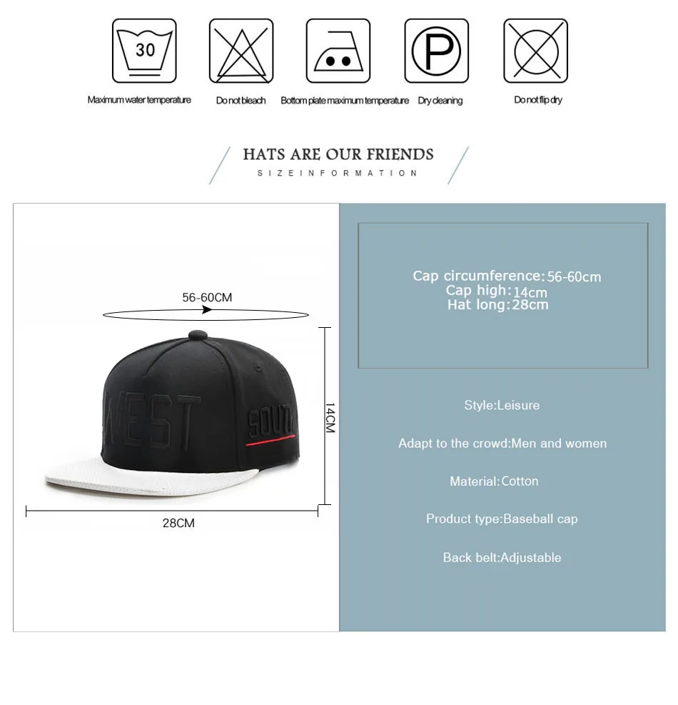 Бренд PANGKB WEST Кепка черная с буквенным принтом хлопковая хип-хоп кепка snapback для мужчин женщин и взрослых Повседневная Солнцезащитная бейсбольная кепка Bone