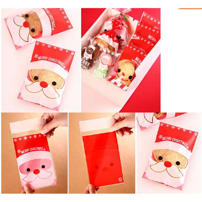 Рождество Санта Клаус чистый целлофановый печенье сладкий свадьба день рождения