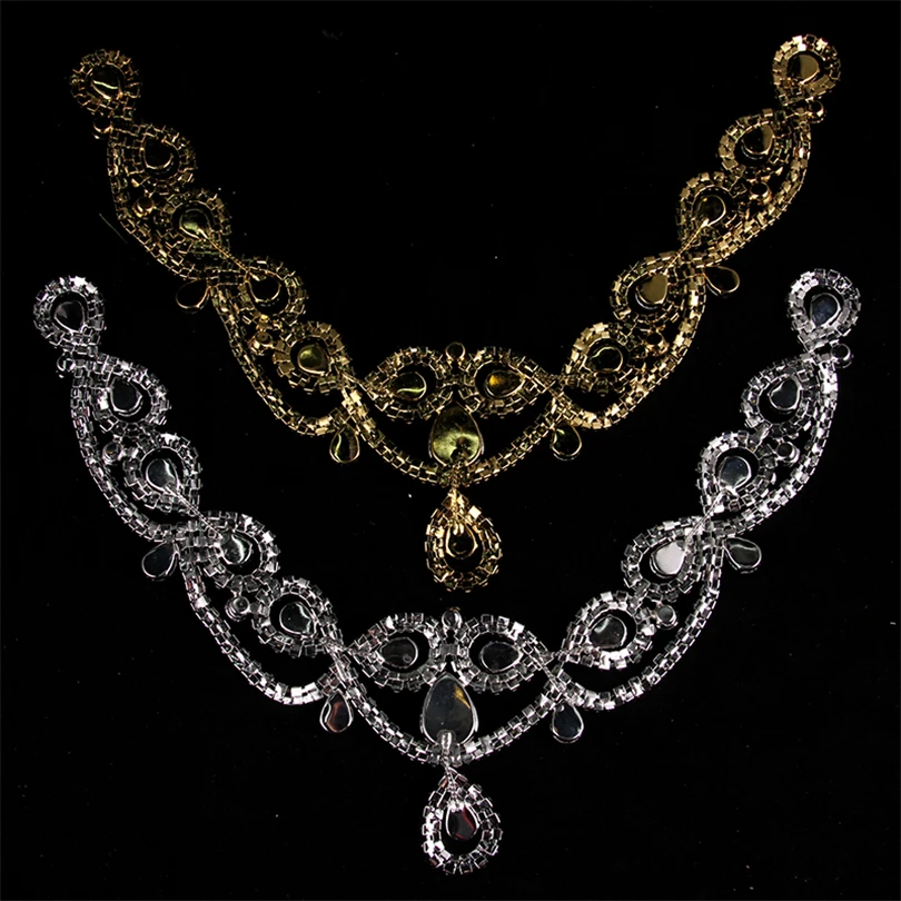 Cusack Bling V Necklace декольте хрустальные аксессуары для волос аппликации свадебных