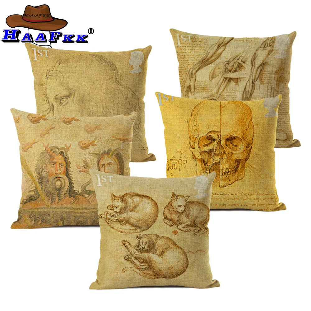 Hyha цветок Сахар Череп штамп любовь череп растение качалка панк подушки с