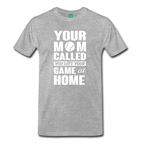 Свет Экипажа Шея Короткая baseballer Юмор мужская Премиум Топ Мужская Майка|men t shirt|t