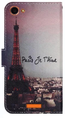 Модный чехол-книжка из искусственной кожи с мультяшным рисунком и подставкой для