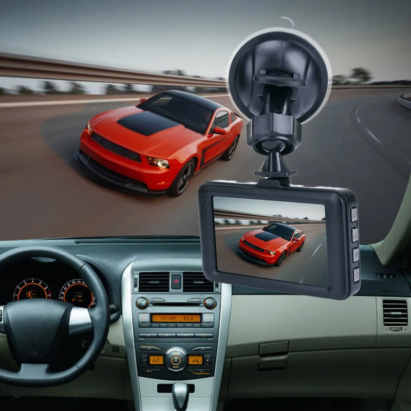 Автомобильный видеорегистратор Mini 3 0 с двумя объективами 1080P Full HD g-сенсор ночное