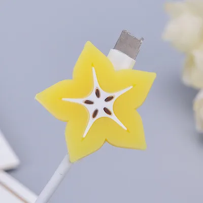 Кабель Bite милые фрукты кабель протектор для Iphone USB кабель Органайзер Chompers зарядное устройство провода Держатель Pprotege кабель для игрушек забавные