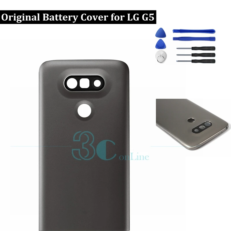 Оригинал для LG G5 батарея задняя крышка корпус дверь + камера стеклянный объектив