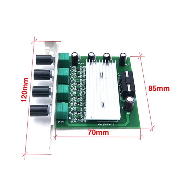 ESLOTH компьютерный корпус SATA интерфейс PCI бит вентилятор регулятор 4 канальный