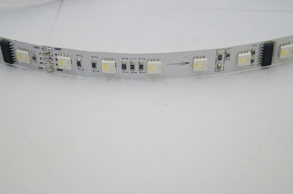 5 m DC24V светодиодный RGBW DMX цифровая лента 60 Светодиодный s/m 10 пикс./м полный цвет не
