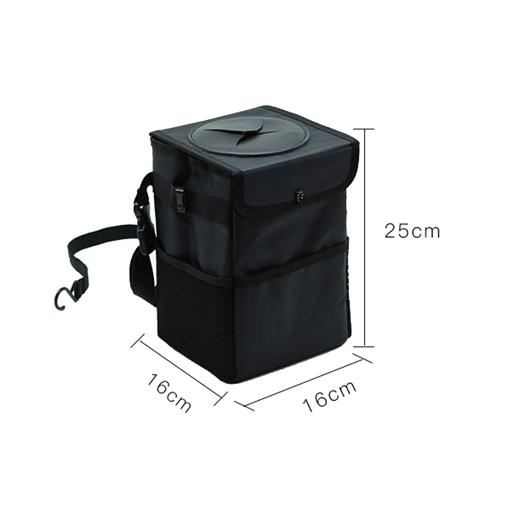 1PC Collapsible Waterproof Multipurpose Car Garbage Bag Vehicle Rubbish Container Trash Hanging Auto Organizer Can | Автомобили и