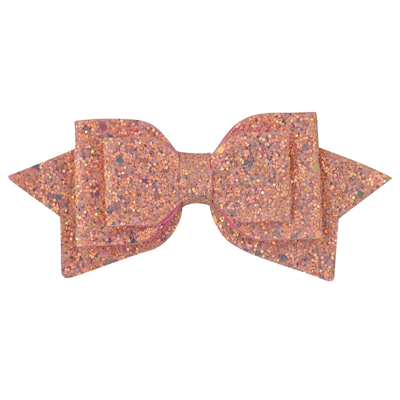 5 Inch Hair Clip Women Baby Girl Big Glitter Hair Bow Kids Hairpins Hair Clip for Children Hair Accessories Toddler Headwear