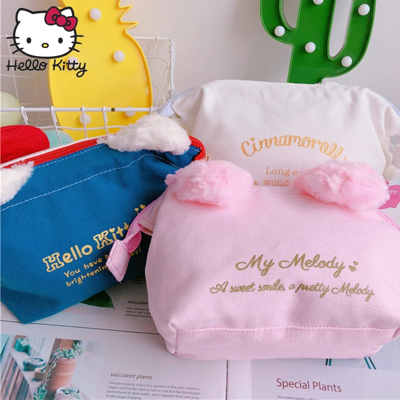 Hello kitty Женская сумка для девочек косметичка кошелек Милая путешествий удобная