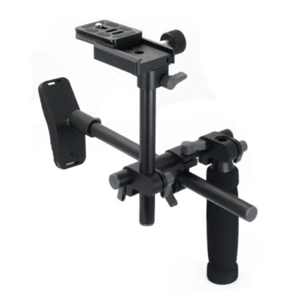 DSLR ручка плеча поддержка Rig Стабилизатор Quick Release Plate 1/" винт для sony A7R A7II камеры фоллоу-фокус