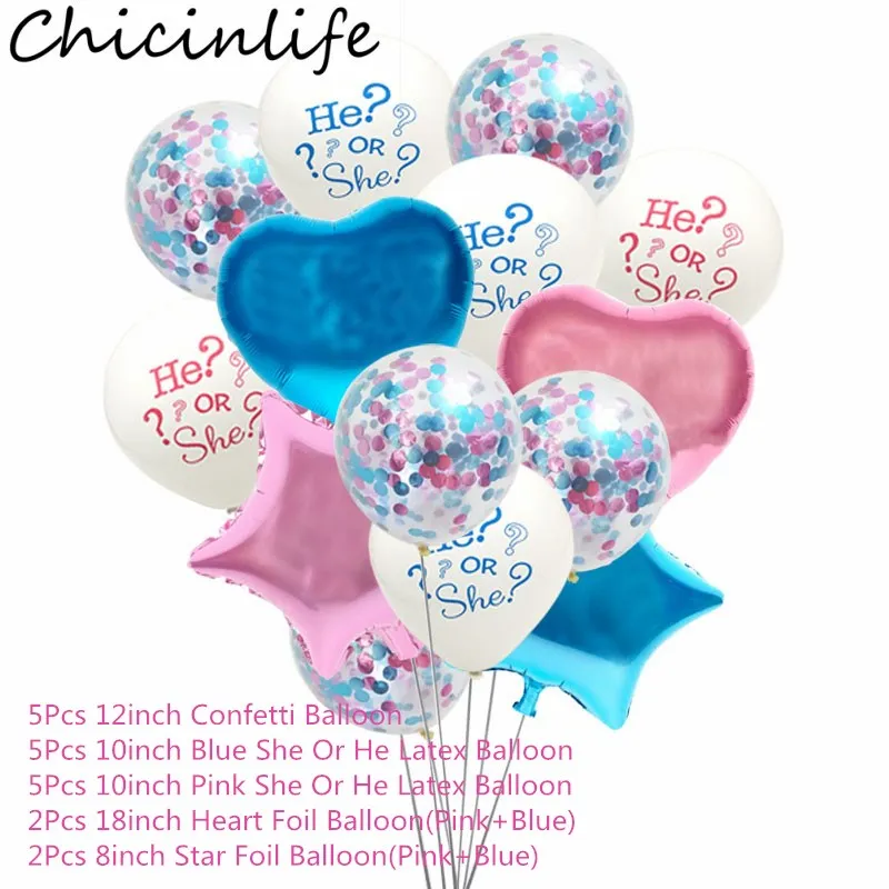 Mixcolor Chicinlife 1 компл. Это мальчик/девочка 10 дюймов латексный шар День рождения Новорожденный ребенок душ 1 день рождения шар пол раскрывает Декор - Цвет: Mixcolor