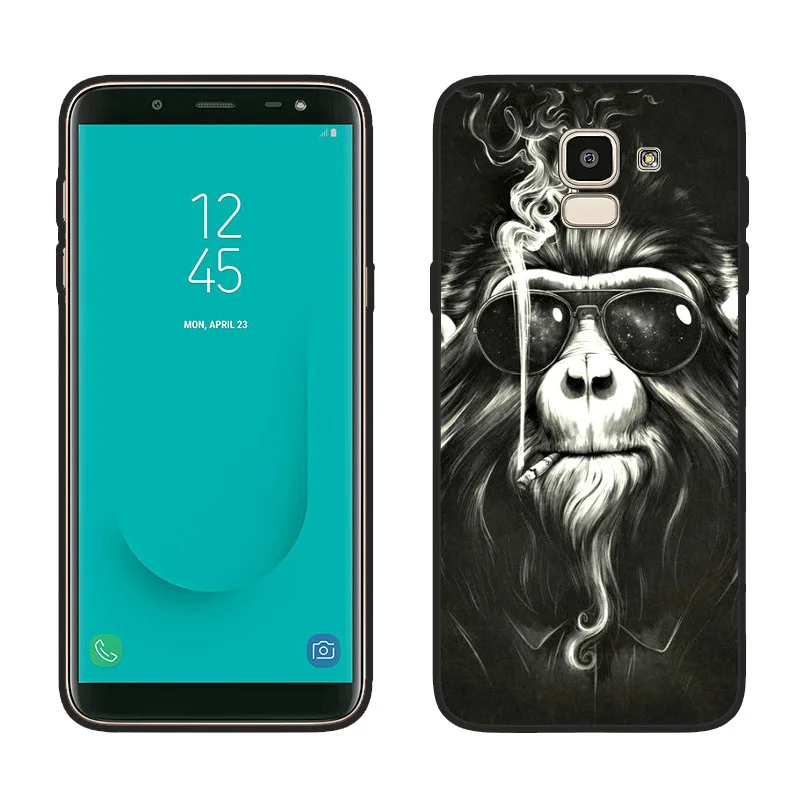YIKS FOR Coque Samsung Galaxy J6 2018 Case Cover EU J600 J600F SM-J600F Soft Silicone Phone Back sFor | Мобильные телефоны и